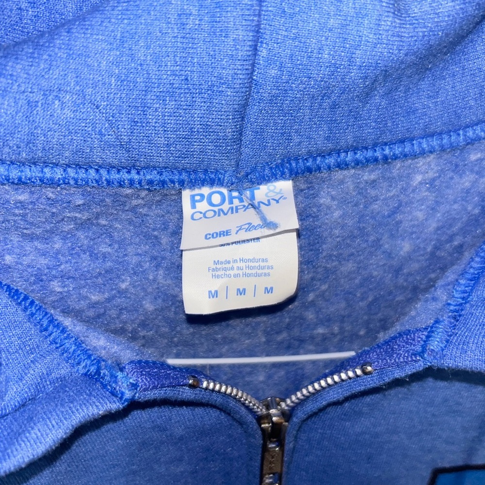 Blue Hoodie with Colorado Flag Patch - Picture 3 of 7